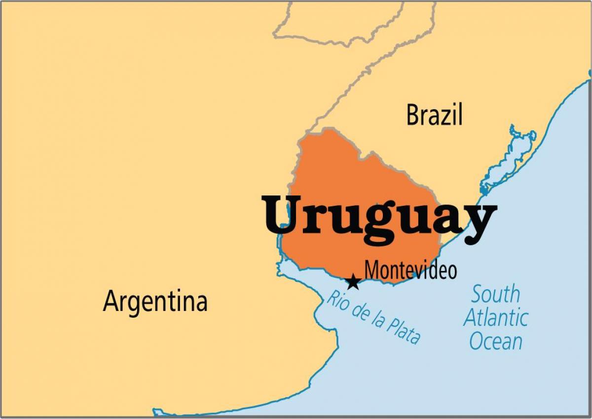Urugvaj karta grada