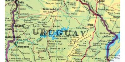 Karta Urugvaj